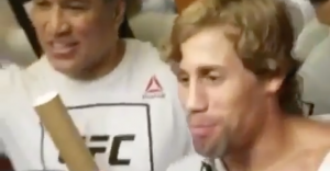 Fighters trapped on elevator