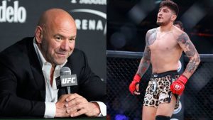 Dana White and Dillon Danis