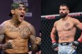 Dustin Poirier and Benoit Saint-Denis at UFC 299