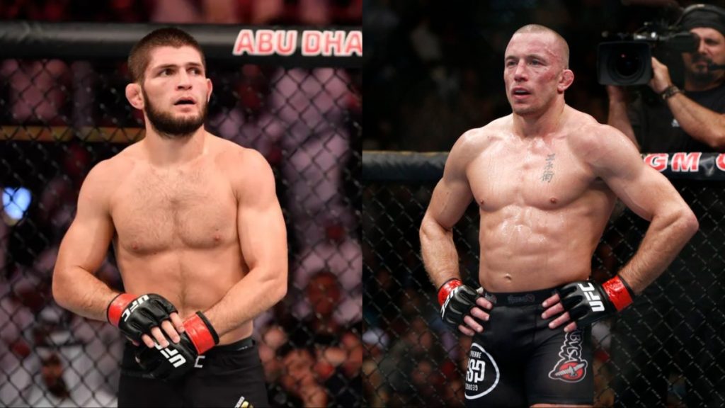 Khabib Nurmagomedov and Georges St-Pierre