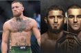 Conor McGregor, Islam Makhachev and Dustin Poirier