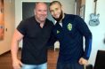 Dana White and Khamzat Chimaev