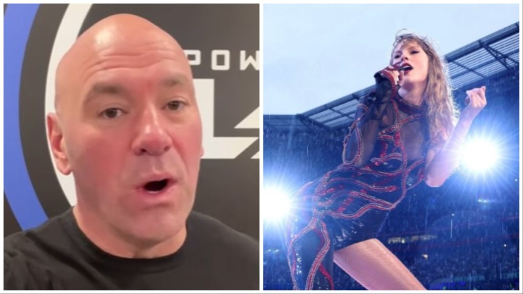 Dana White and Taylor Swift