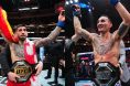 Ilia Topuria and Max Holloway