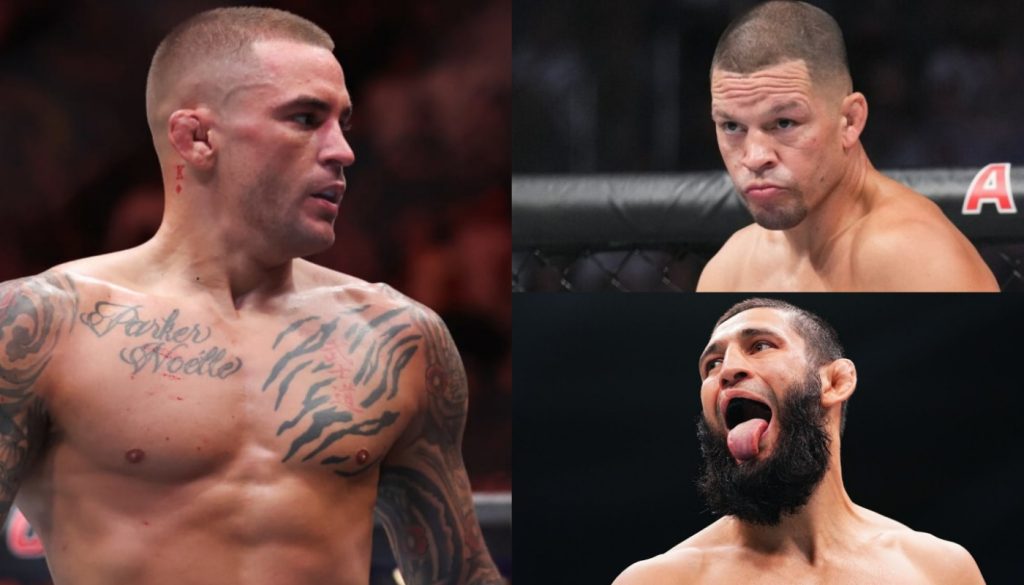 Dustin Poirier, Nate Diaz, Khamzat Chimaev