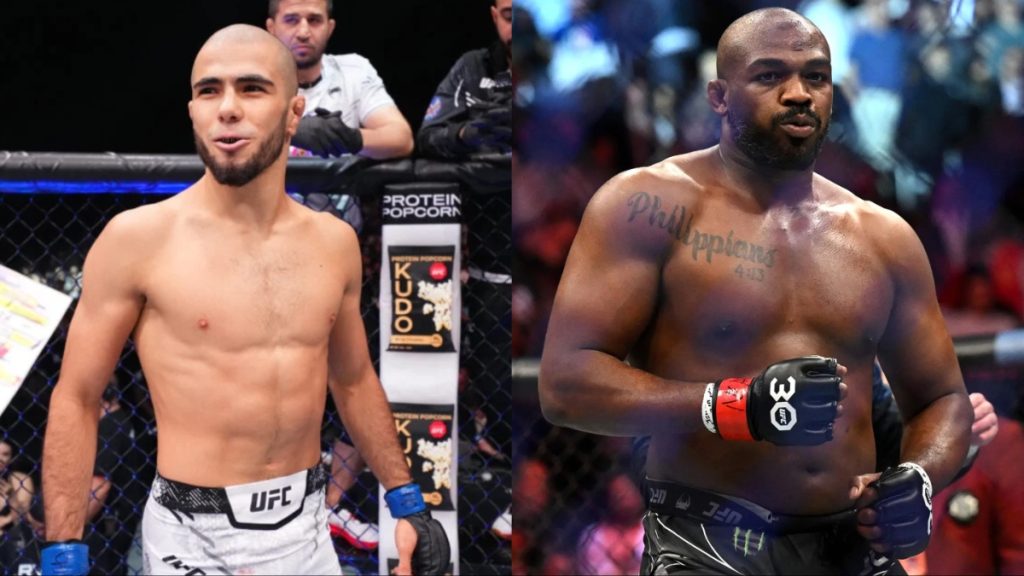 Muhammad Mokaev and Jon Jones