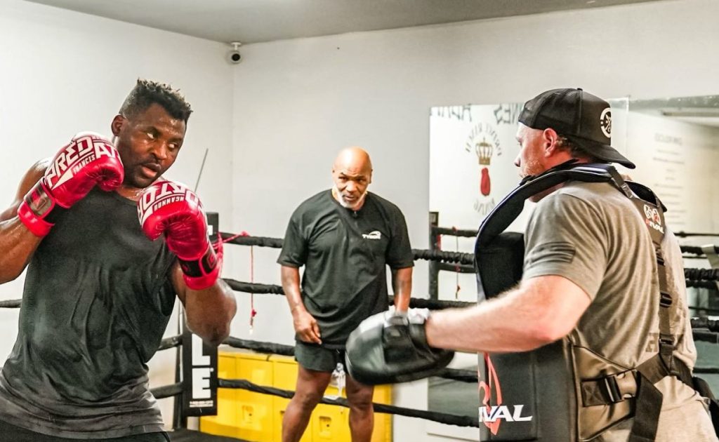 Francis Ngannou and Eric Nicksick