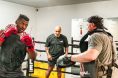 Francis Ngannou and Eric Nicksick