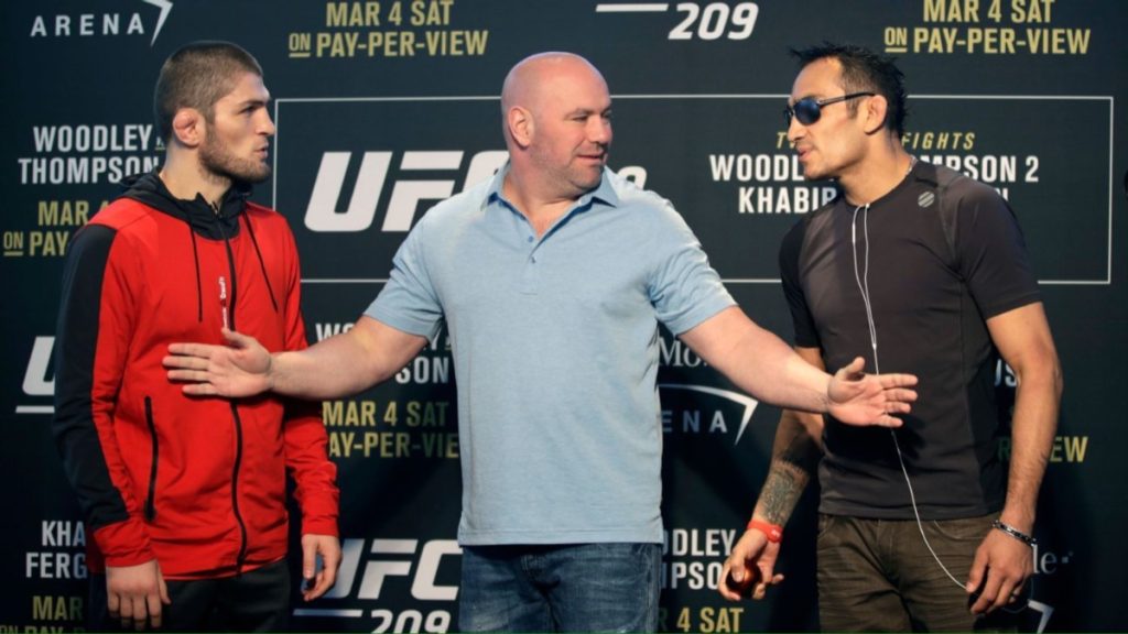 Khabib Nurmagomedov and Tony Ferguson