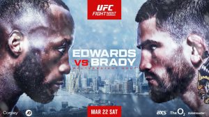 UFC London, Results, Leon Edwards, Sean Brady, UFC