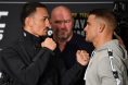 Max Holloway and Dustin Poirier