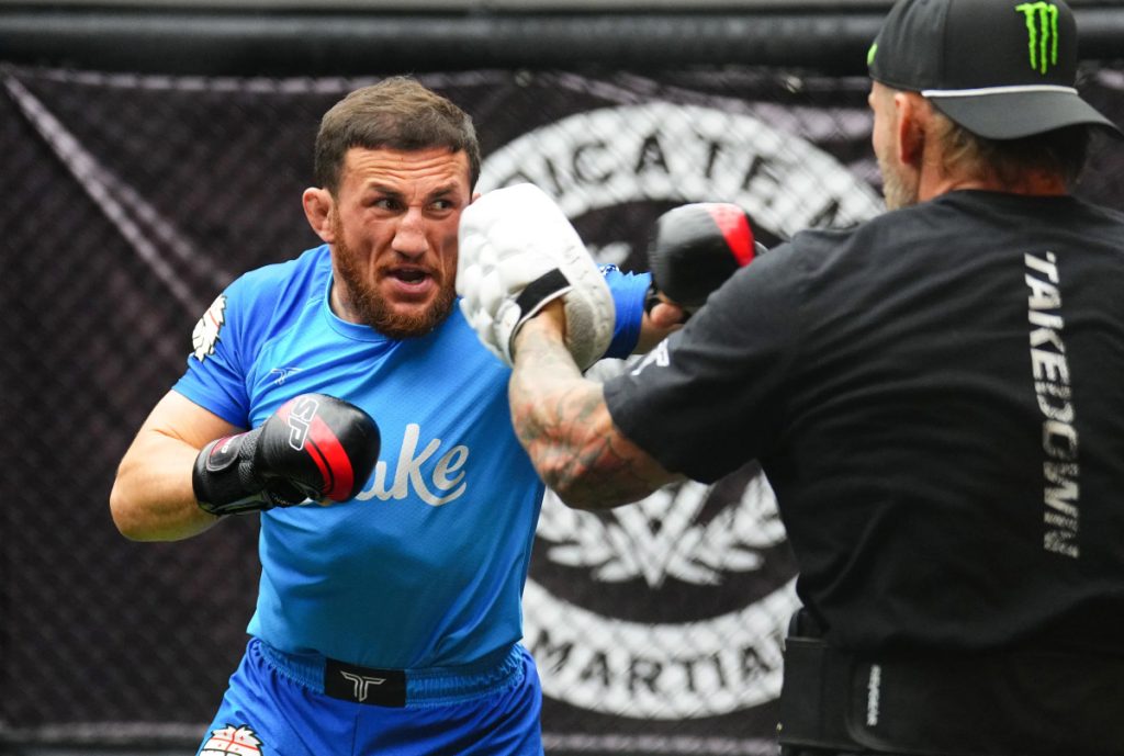 Merab Dvalishvili training