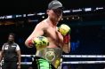 Darren Till celebrates after a knockout win over Luke Rockhold at Misfits Boxing 22
