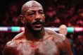 Khalil Rountree Jr. reacts in the cage following his loss to Jiri Prochazka at UFC 320
