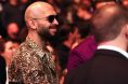 Andrew Tate attends UFC 313 in Las Vegas