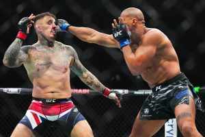 Tom Aspinall vs. Ciryl Gane ends in no contest at UFC 321
