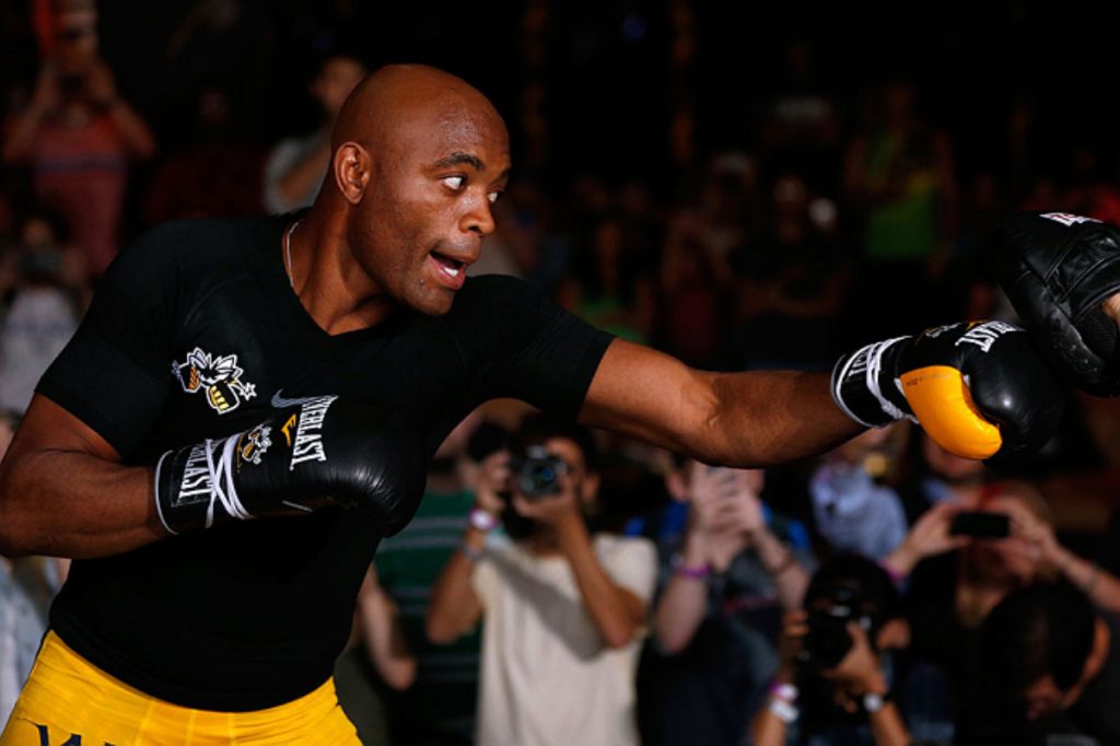 Anderson Silva boxing workout
