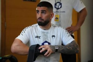 Ilia Topuria UFC backstage