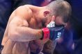 Alexandre Pantoja reacts after his loss to Joshua Van at UFC 323