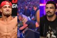 Eddie Alvarez and Mike Perry brawl ringside at a BKFC event