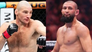 Sean Strickland and Khamzat Chimaev