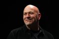 Dana White looks out to fans during UFC presser