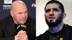 Dana White and Islam Makhachev