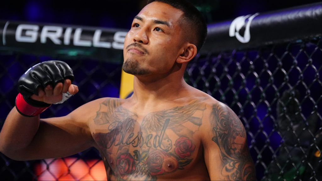 Joshua Van enters the Octagon at UFC 328