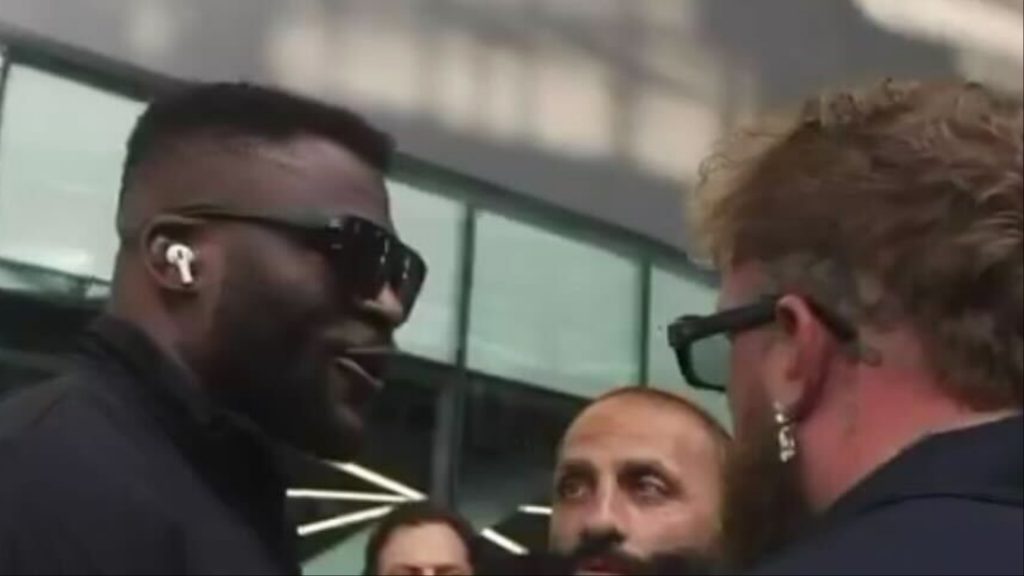 Francis Ngannou and Jake Paul