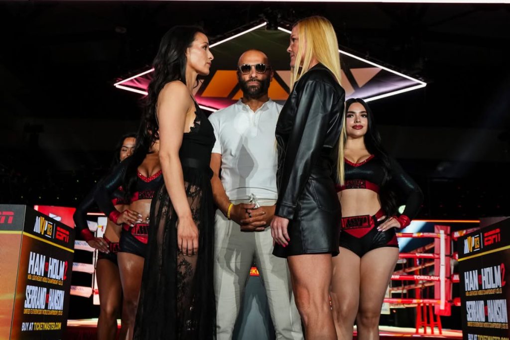 Stephanie Han and Holly Holm face off ahead of their WBA title rematch
