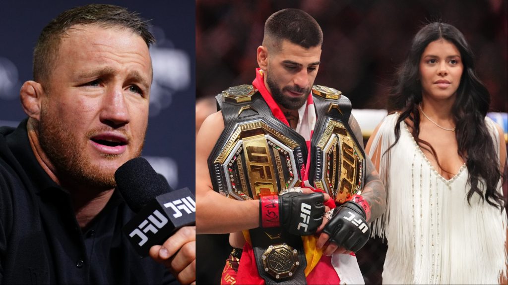 Justin Gaethje and Ilia Topuria