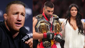 Justin Gaethje and Ilia Topuria