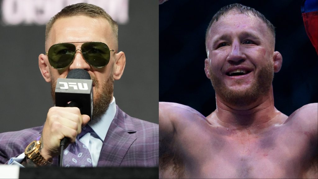 Conor McGregor and Justin Gaethje