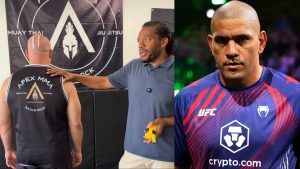 Herb Dean and Alex Pereira