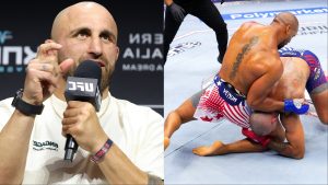 Alexander Volkanovski, Alex Pereira and Ciryl Gane