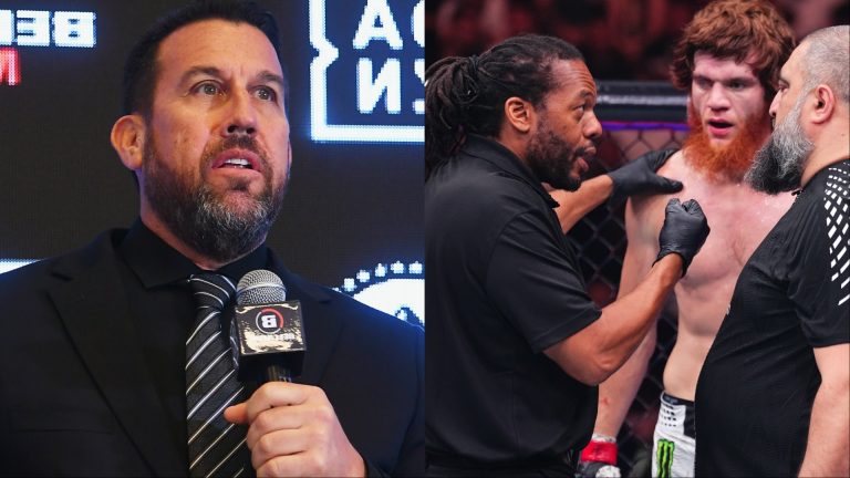 'Big' John McCarthy and referee Herb Dean