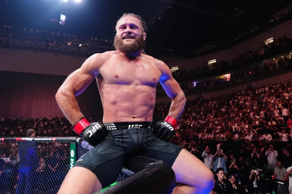 Rafael Fiziev celebrates UFC Baku win over Manuel Torres