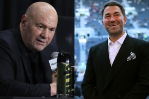 Zuffa Boxing's Dana White and Matchroom's Eddie Hearn