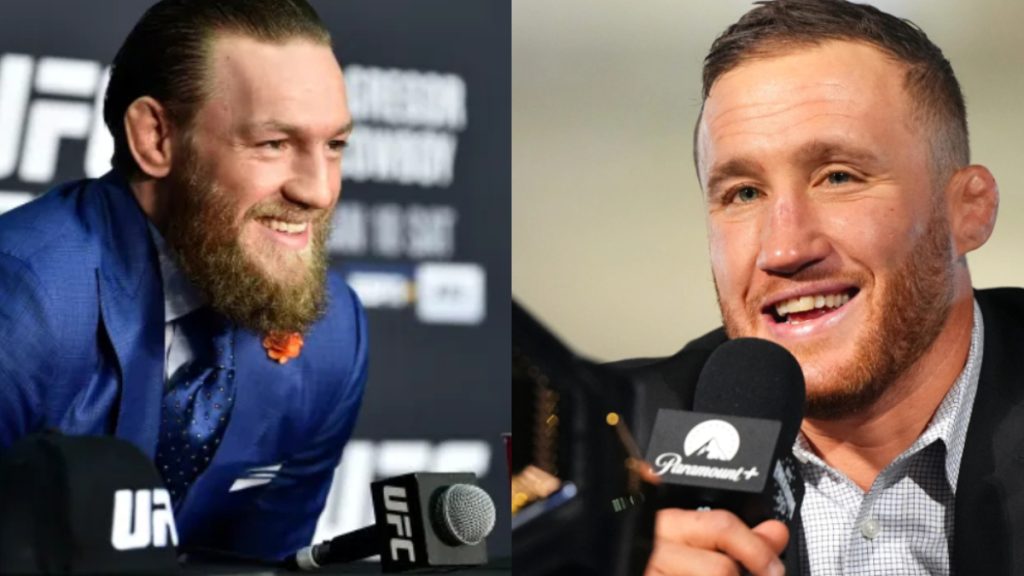 Conor McGregor calls Justin Gaethje a bum after The Highlight's UFC title win