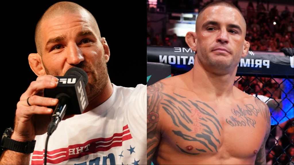 Sean Strickland and Dustin Poirier