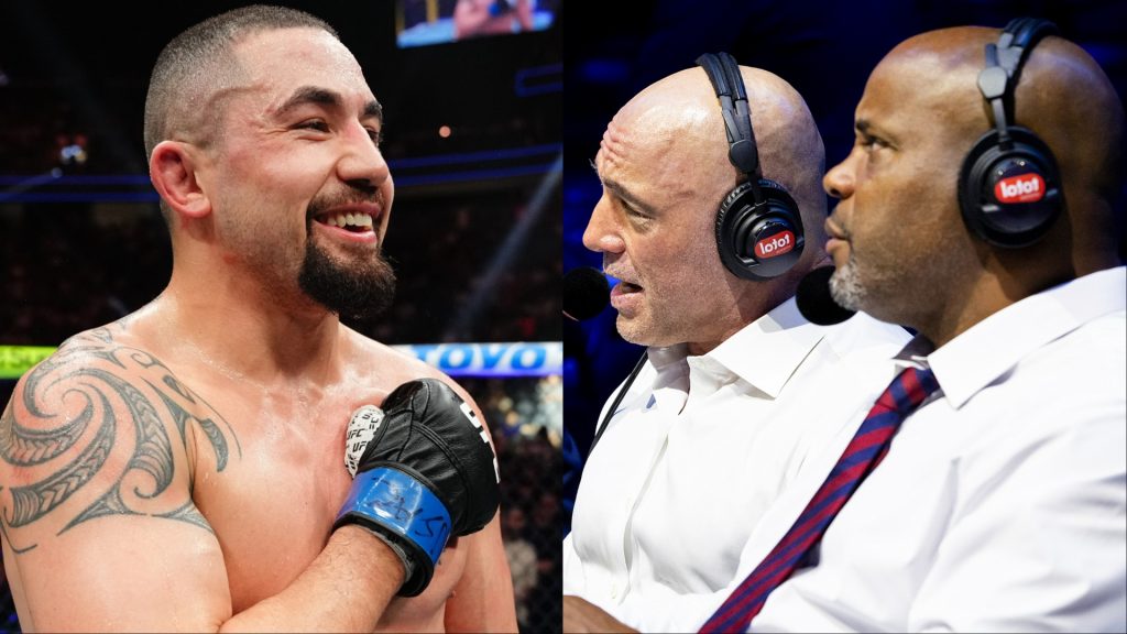Robert Whittaker, Joe Rogan and Daniel Cormier