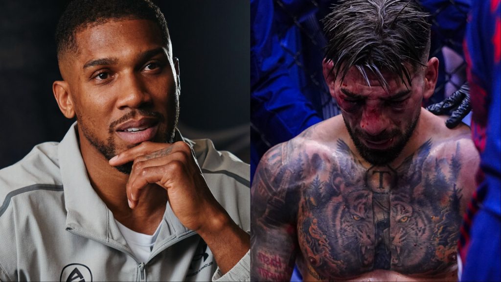 Anthony Joshua and Ilia Topuria