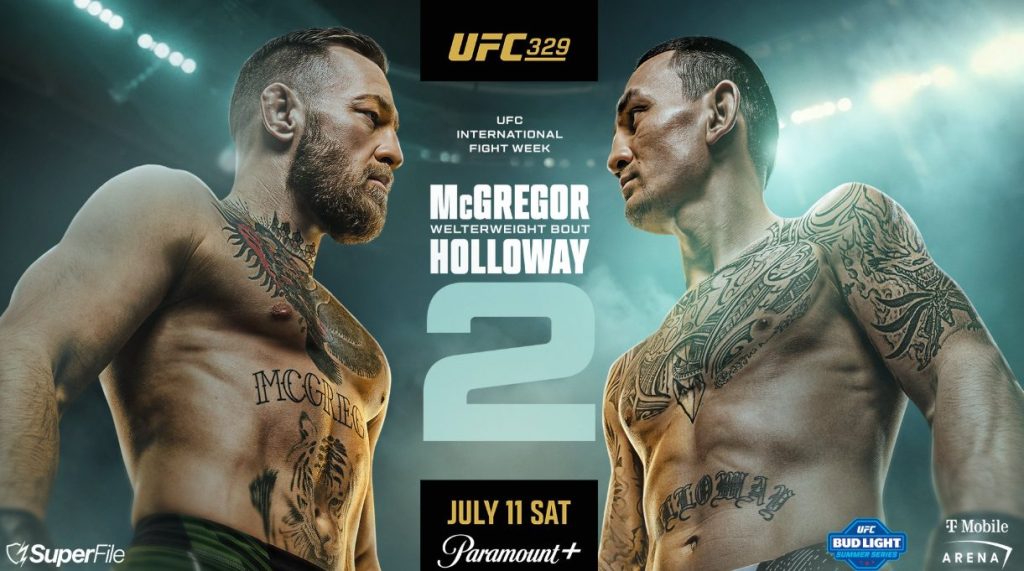 UFC 329, Results, Conor McGregor, Max Holloway, UFC