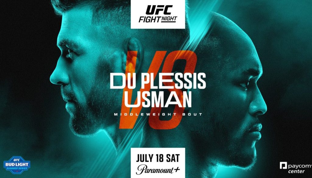 UFC Oklahoma City, Dricus de Plessis, Kamaru Usman, Results, UFC