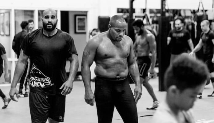 Arian Bhullar, Daniel Cormier Arian Bhullar, Daniel Cormier