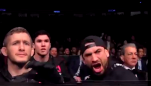 Chris Holdsworth, Danny Castillo, Bruce Buffer, Cody Garbrandt