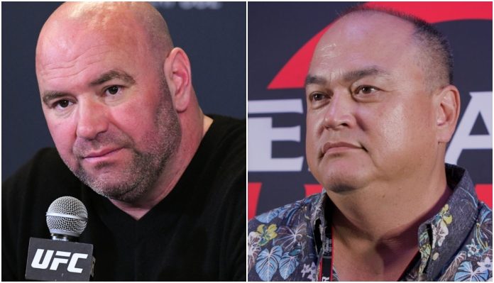 Dana-White-Scott-Coker Dana White, Scott Coker, Cris Cyborg