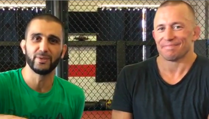 Firas Zahabi, Georges St-Pierre Firas Zahabi, Georges St-Pierre