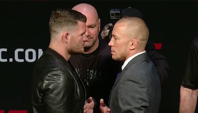 Michael Bisping, Georges St-Pierre Michael Bisping, Georges St-Pierre