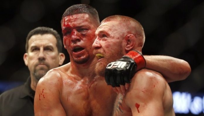 Nate-Diaz-Conor-McGregor Nate Diaz, Conor McGregor